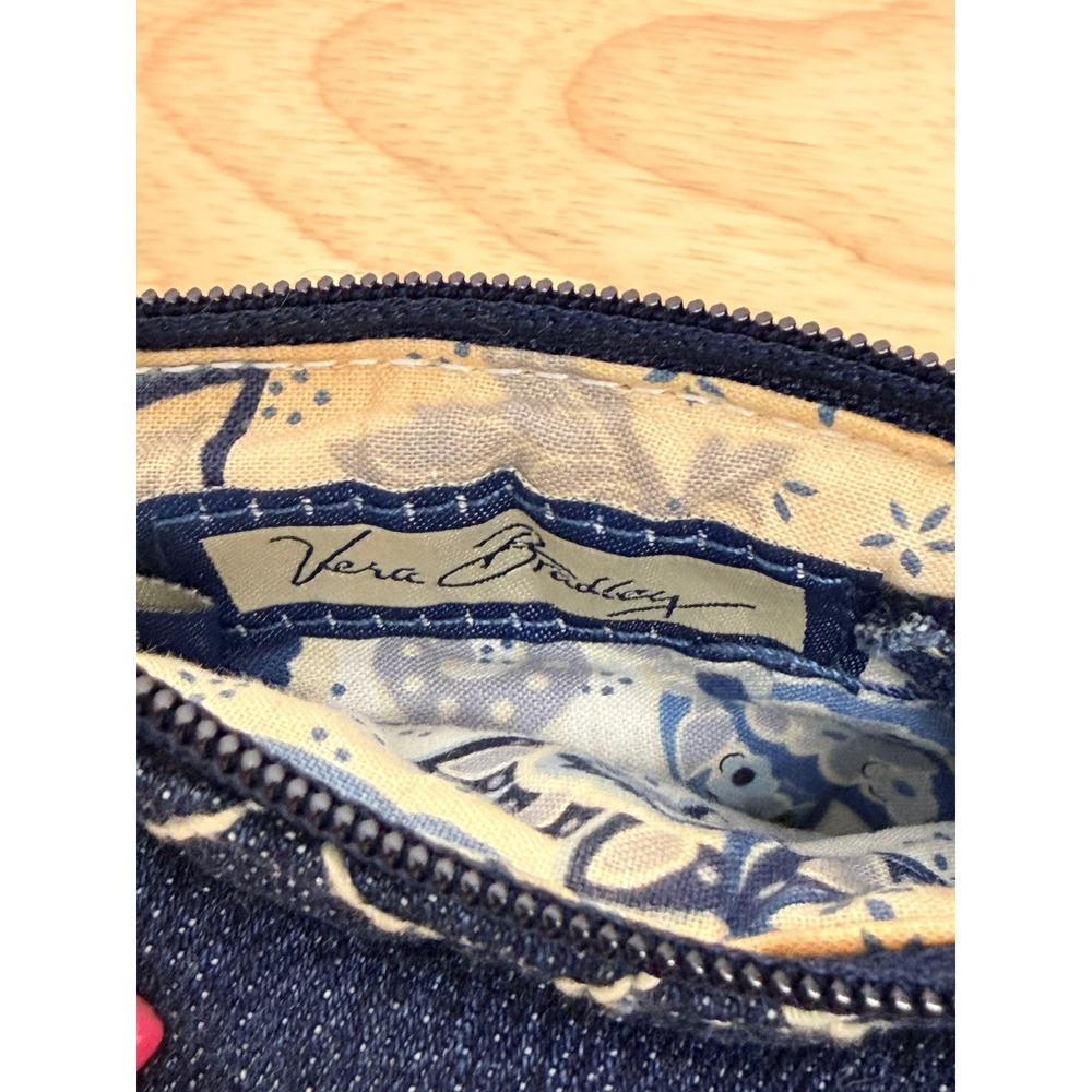 Vera Bradley Denim Coin Purse Keychain Small Pouch Wallet Blue White
#64 - Picture 4 of 6